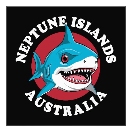 Great White Shark  Neptune Islands Photo Print