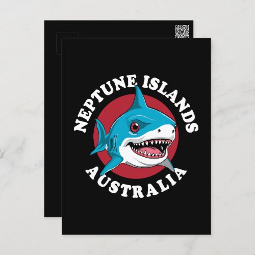 Great White Shark  Neptune Islands Postcard
