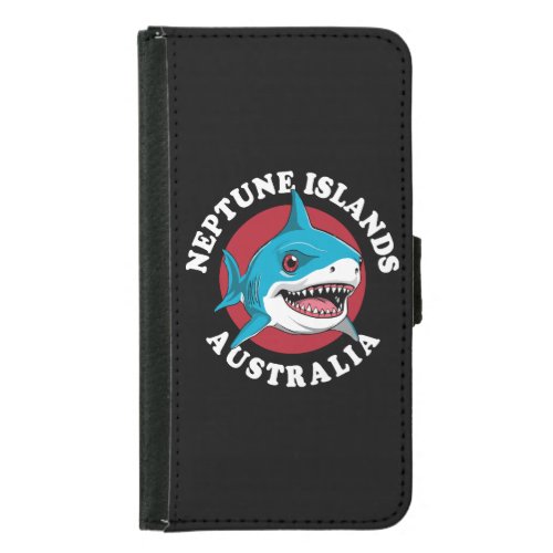Great White Shark  Neptune Islands Samsung Galaxy S5 Wallet Case