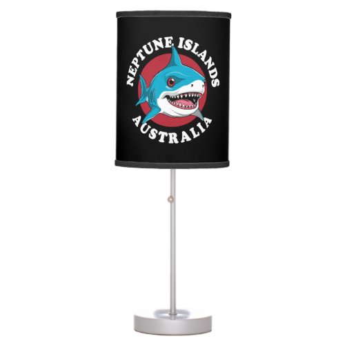Great White Shark  Neptune Islands Table Lamp