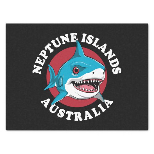 Great White Shark  Neptune Islands Tissue Paper