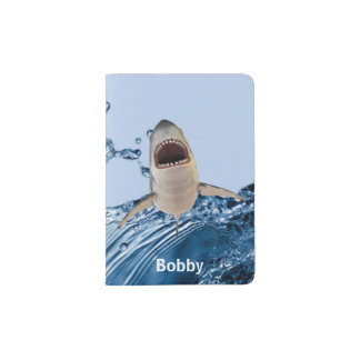 Great White Shark Passport Holder