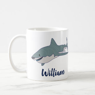 Great White Shark Personalized Coffee Mug