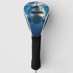 Great White Shark Pickleball Paddle Golf Head Cover