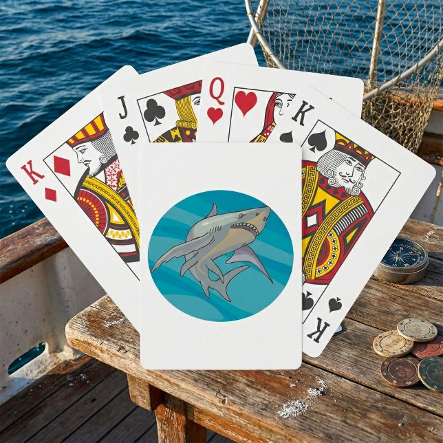 Great White Shark Poker Cards (Creator Uploaded)