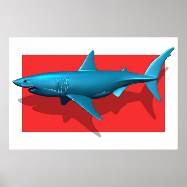 Great White Shark Poster (Front)