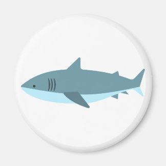 Great White Shark Primitive Style Magnet