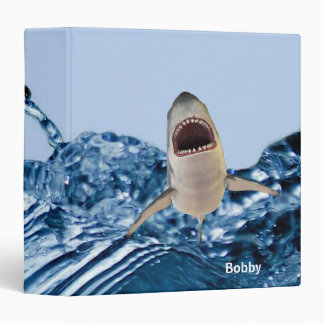 Great White Shark School 3 Ring Binder