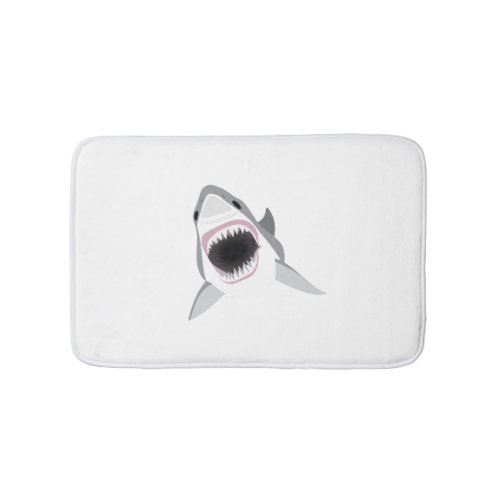 Great White Shark _ Shark Attack Bathroom Mat