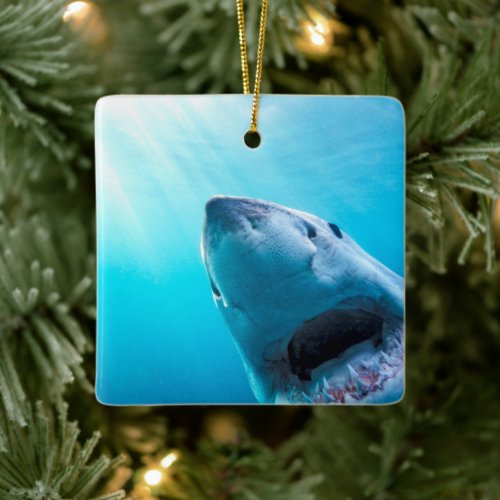 Great White Shark  South Africa Ceramic Ornament