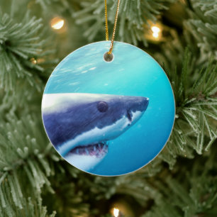 Great White Shark South Africa Ceramic Ornament