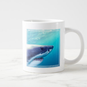 Great White Shark   South Africa Giant Coffee Mug
