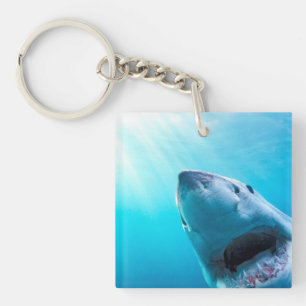 Great White Shark South Africa Keychain