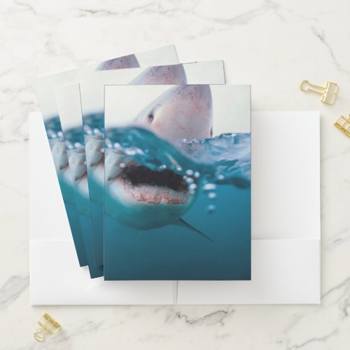 Great White Shark South Africa Pocket Folder