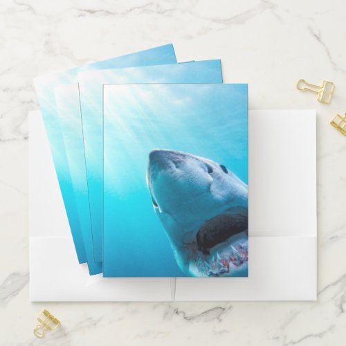 Great White Shark  South Africa Pocket Folder