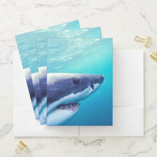 Great White Shark  South Africa Pocket Folder