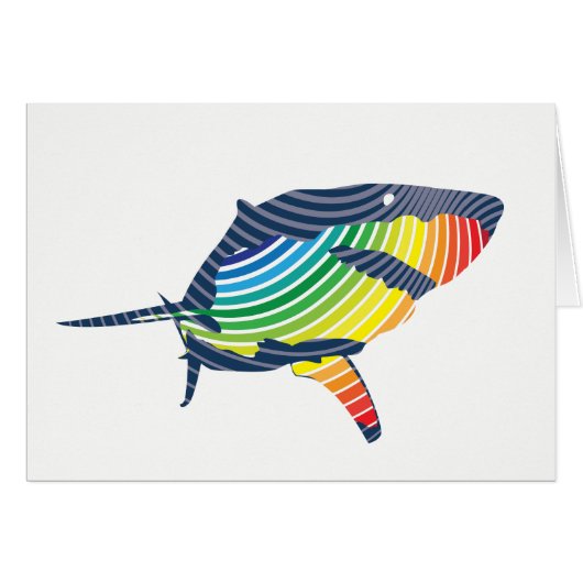 Great White Shark Swoosh (Front Horizontal)