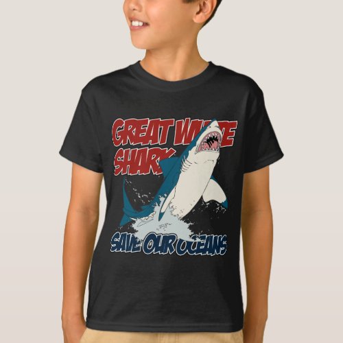 Great White Shark T_Shirt