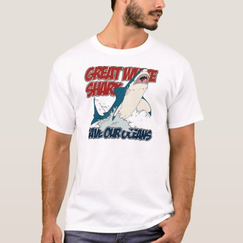 Great White Shark T_Shirt