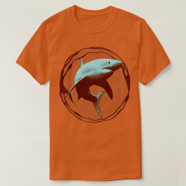 Great White Shark T-Shirt (Design Front)
