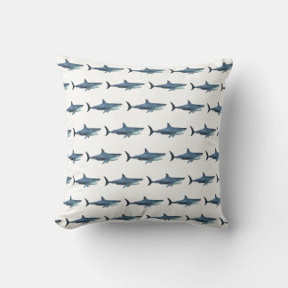 Great White Shark Throw Pillow
