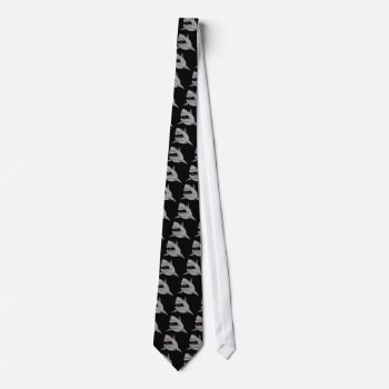 Great White Shark Tie by customvendetta at Zazzle