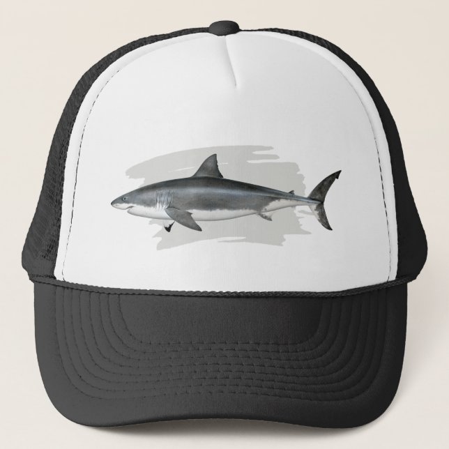 Great White Shark Trucker Hat (Front)