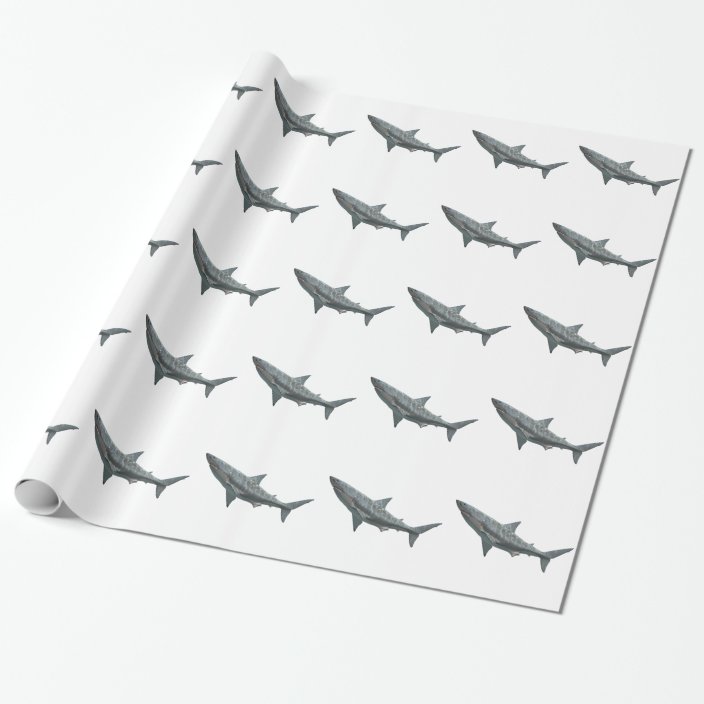 Great White Shark Wrapping Paper | Zazzle.com