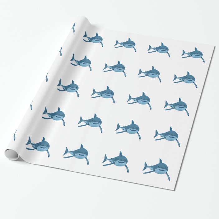 shark wrapping paper