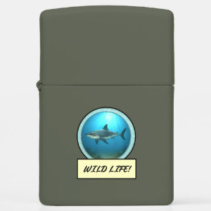 Great White Shark Zippo Lighter