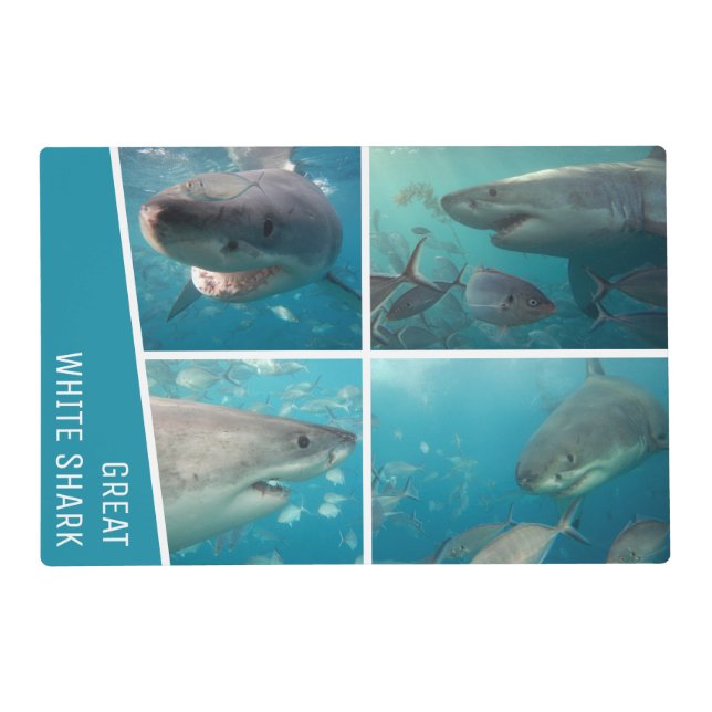 Great White Sharks of Australia Wildlife Placemat (Front)