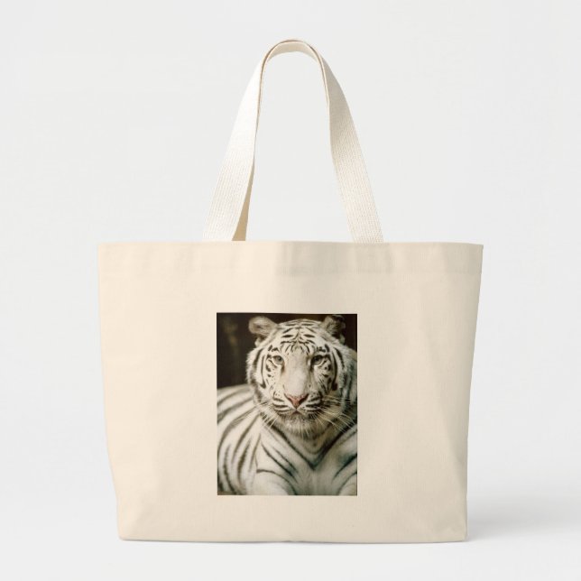 Great white tiger beach bag (Front)