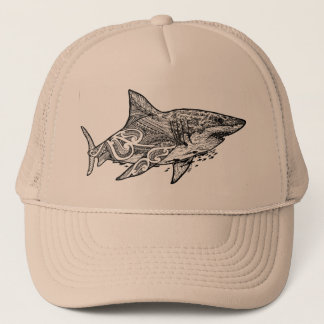 GREAT WHITE TRUCKER HAT