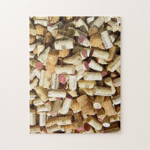 Great Wine Cork Puzzle! Jigsaw Puzzle Zazzle