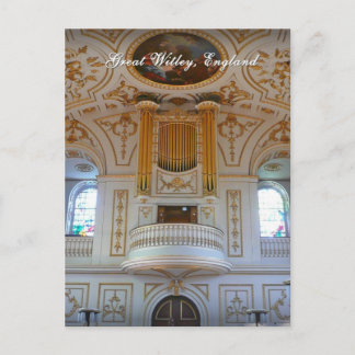 Great Witley Church, UK postcard