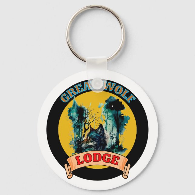 GREAT WOLF LODGE KEYCHAIN (Front)