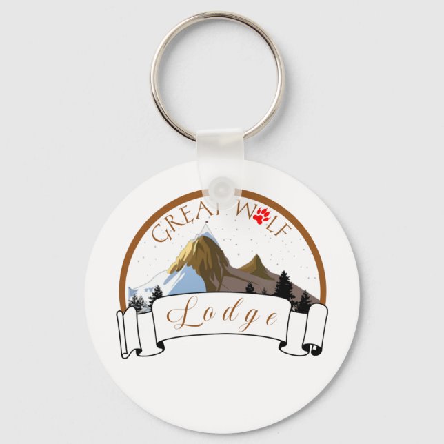 GREAT WOLF LODGE  KEYCHAIN (Front)