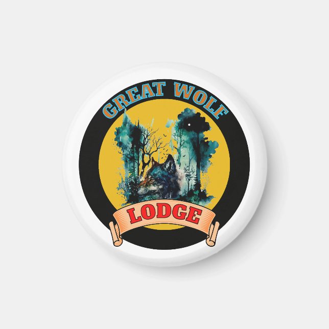 GREAT WOLF LODGE  MAGNET (Front)