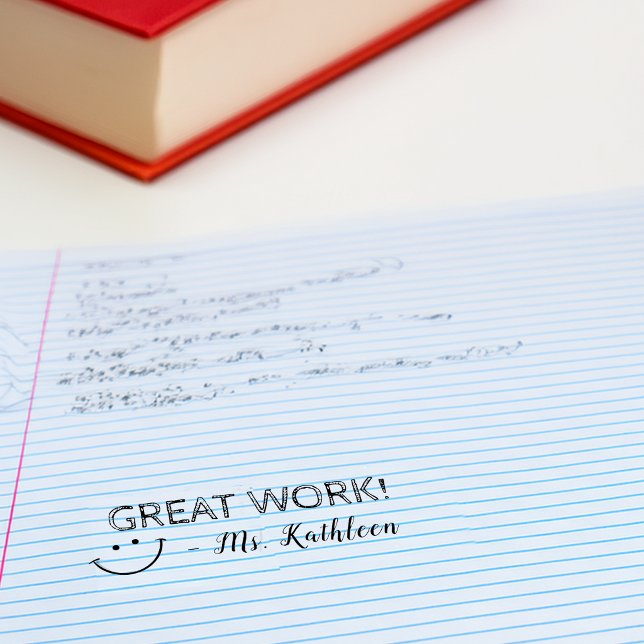 Great Work | Personalized Teachers Self-inking Stamp (Great Work | Personalized Teachers Self-inking Stamp)