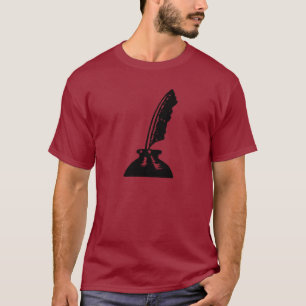 Great Writer or Teacher Quill Pen T-Shirt