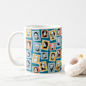 Great writers, poets and playwrights on stamps-1 coffee mug