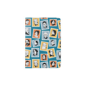 Great writers, poets and playwrights on stamps-1 passport holder