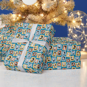 Great writers, poets and playwrights on stamps-1 wrapping paper