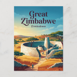 Great Zimbabwe National Monument Zimbabwe Postcard