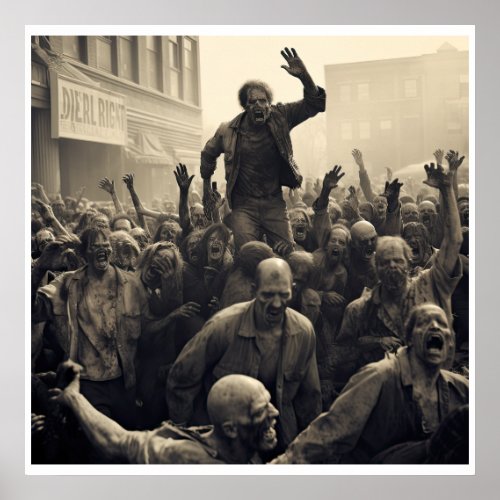 Great Zombie Uprising The Depression Era Poster