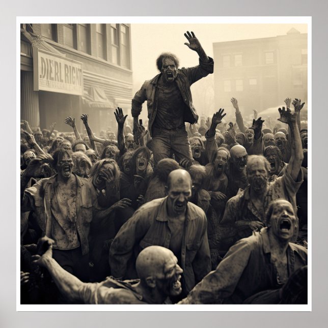 Great Zombie Uprising (The Depression Era) Poster (Front)