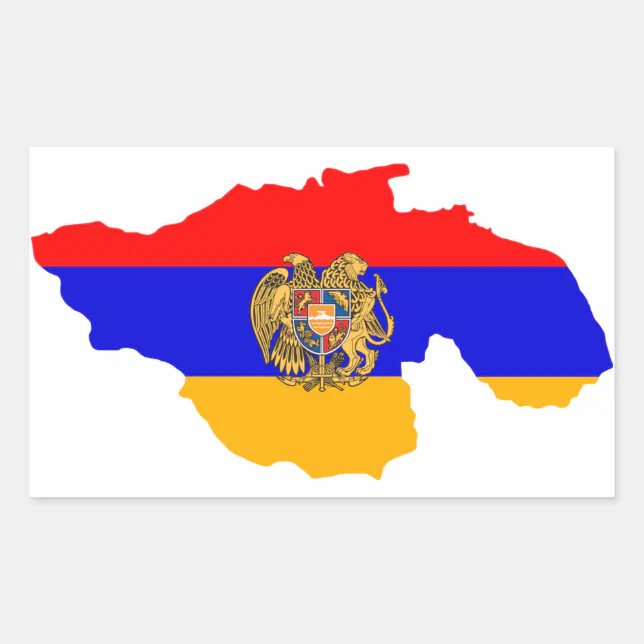 Autocollant Sticker Drapeau Arménie - Neuf, Fabriqué En France