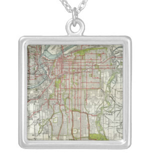 Greater Kansas City Silver Plated Necklace