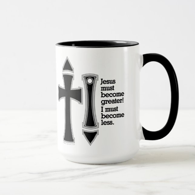 Greater-Less John 3-30-B Mug (Right)