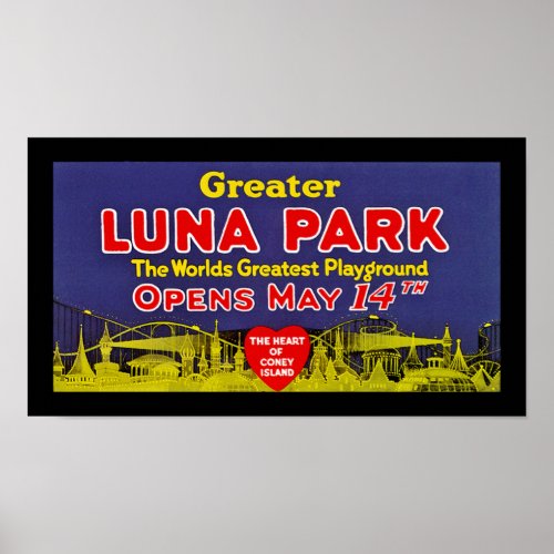 Greater Luna Park Poster